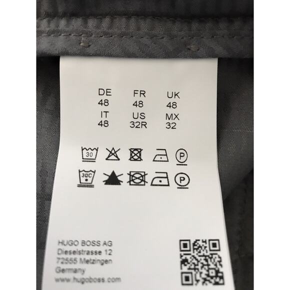 Boss Hugo Boss Rice2 Mens Wool Dark Gray Dress Pants Size 32R US NWT $175 - Picture 11 of 12